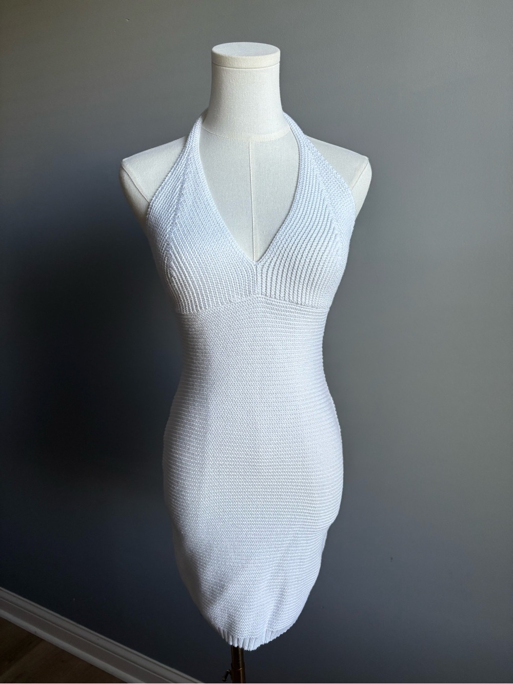 Wild Fable Knit Sweater Halter Mini Dress